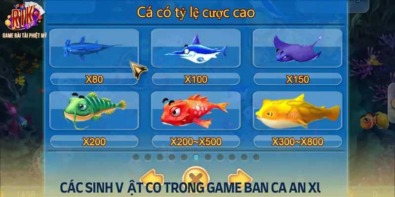 Tổng hợp các sinh vật có trong game