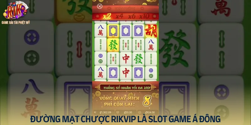Đường Mạt Chược Rikvip là slot game Á Đông cực dễ trúng