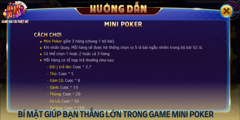 Những bí mật giúp bạn thắng lớn trong game