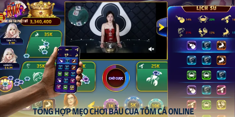 Tổng hợp các mẹo chơi bầu cua tôm cá online